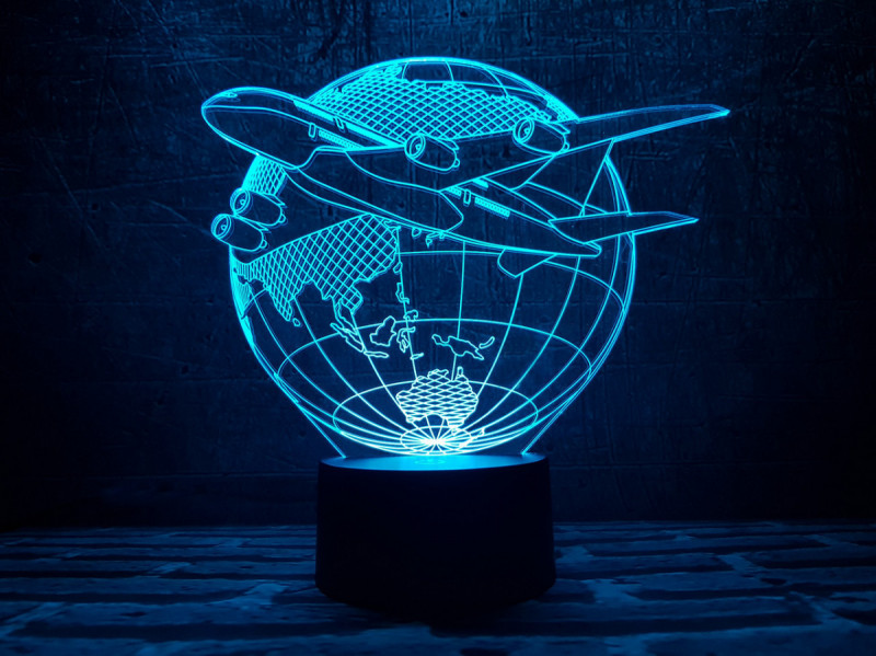 

3D ночник "Самолет 3" 3DTOYSLAMP