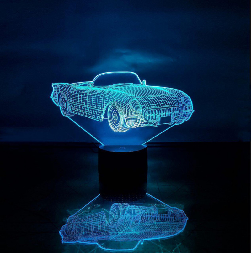 

3D светильник ночник "Автомобиль 23" 3DTOYSLAMP