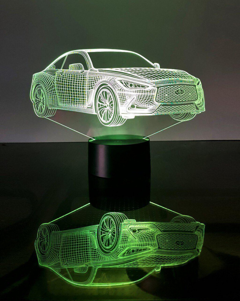 

Ночник - светильник детский "Автомобиль 21" 3DTOYSLAMP