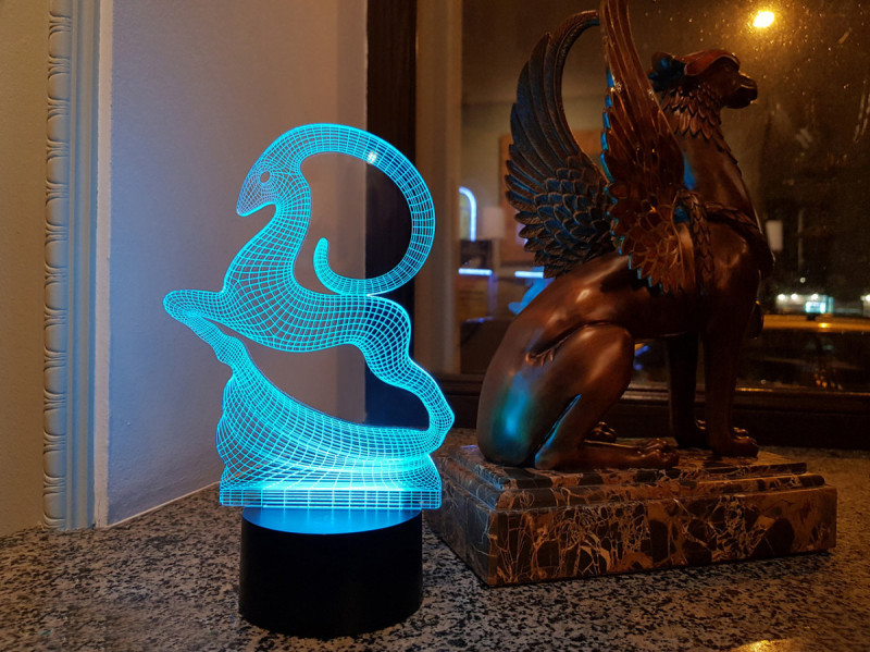 

3d светильник "Золотая антилопа" 3DTOYSLAMP