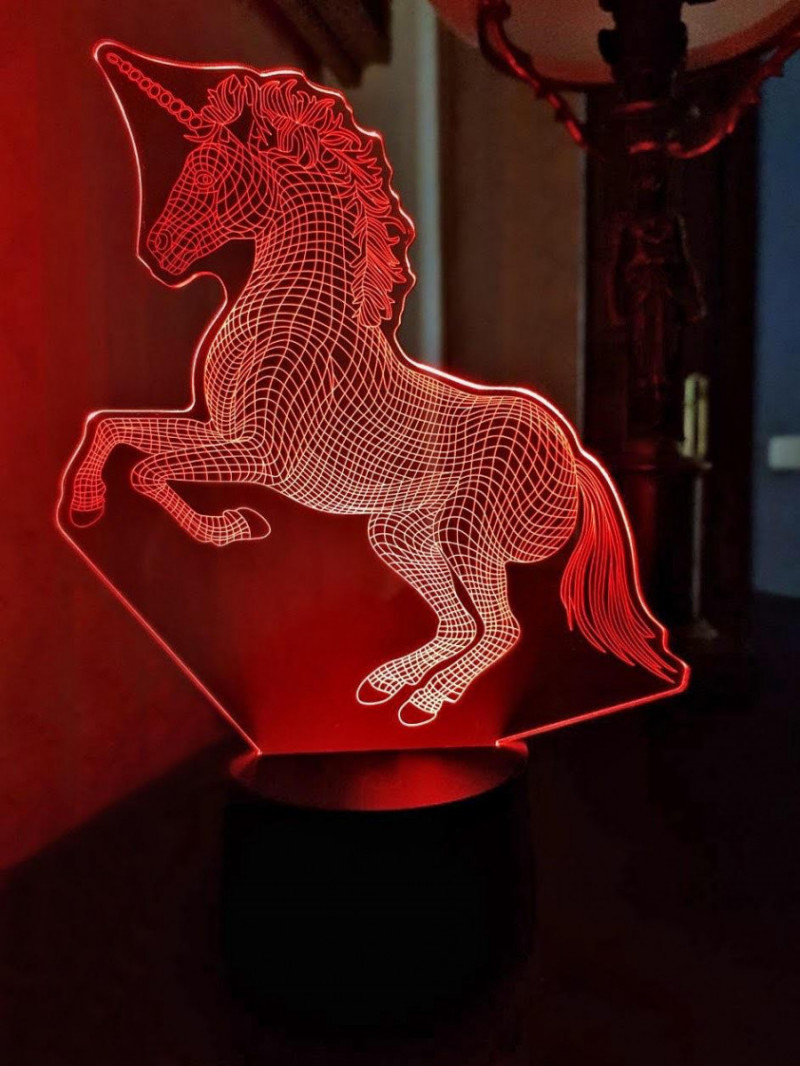 

Сменная пластина для 3D светильников "Единорог 3" 3DTOYSLAMP