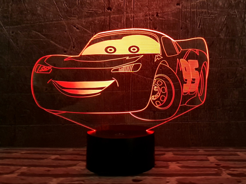 

3D светильник ночник "Автомобиль 26" 3DTOYSLAMP