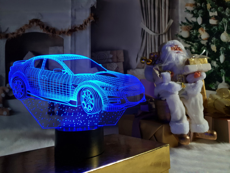 

3D детский ночник "Автомобиль 6" 3DTOYSLAMP