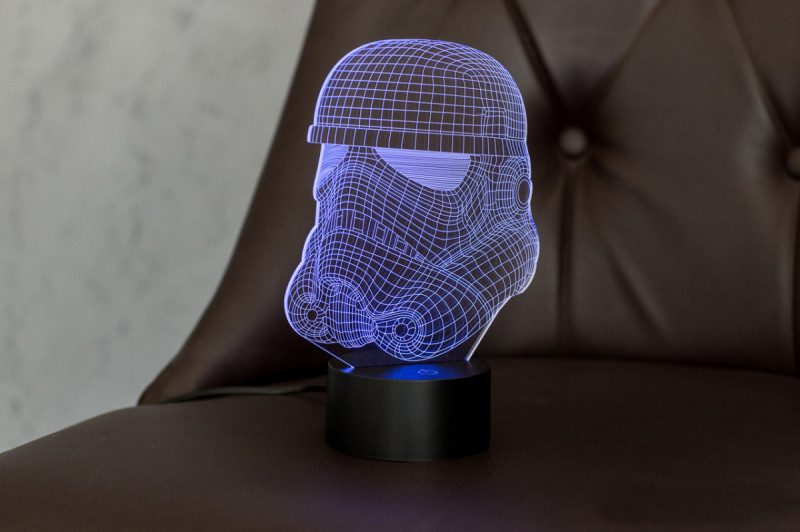 

Ночник - светильник детский "Штурмовик" 3DTOYSLAMP