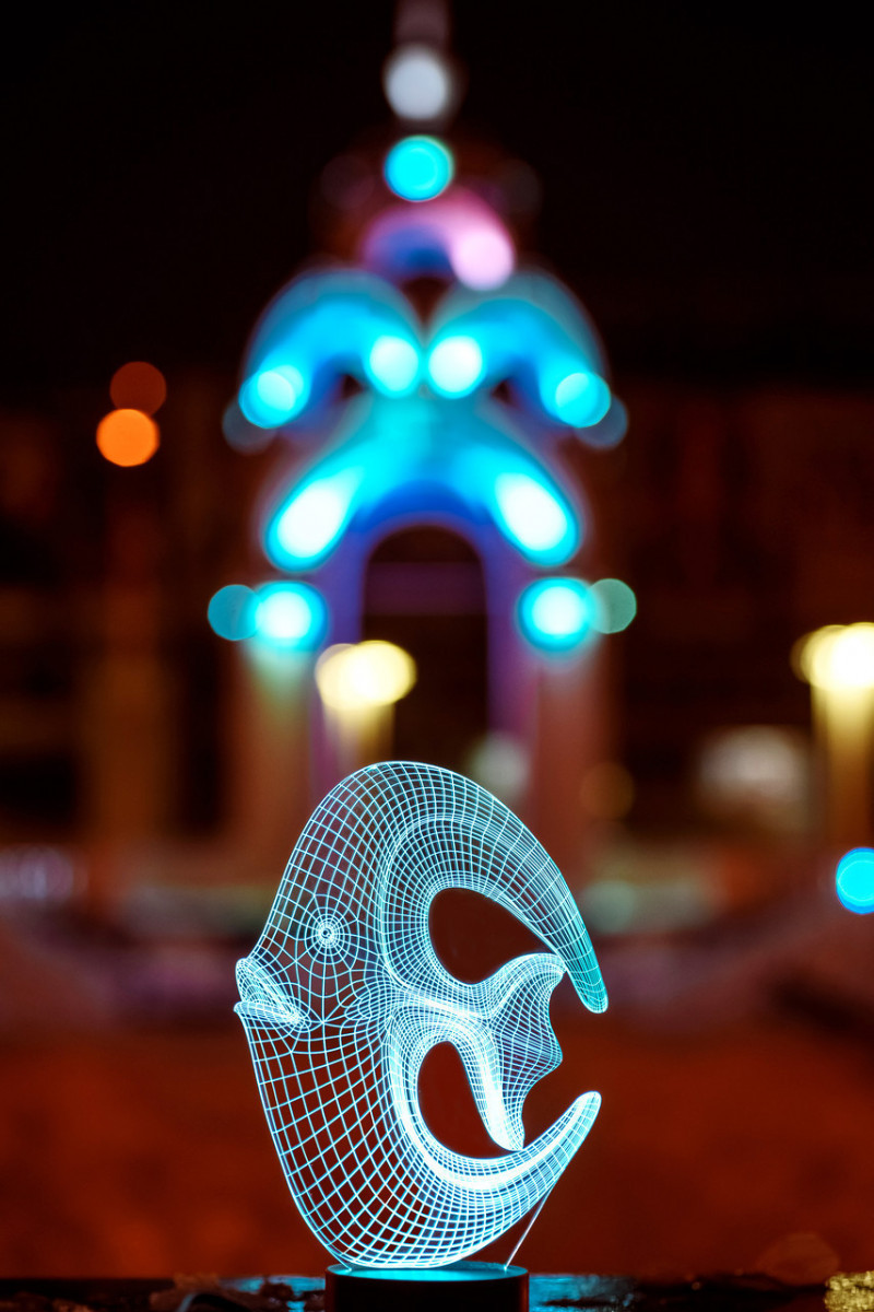 

Детский ночник - светильник "Коралловая рыбка" 3DTOYSLAMP