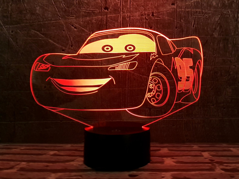 

Детский ночник - светильник " Автомобиль 26 " 3DTOYSLAMP