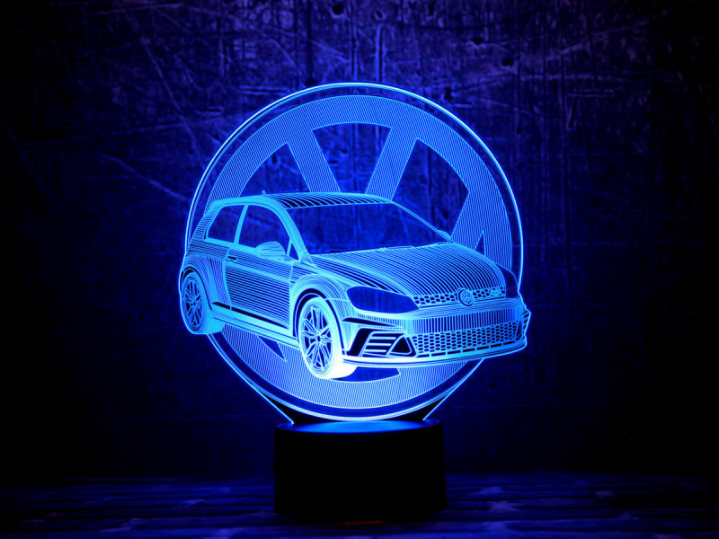 

Детский ночник - светильник "Автомобиль 18" 3DTOYSLAMP