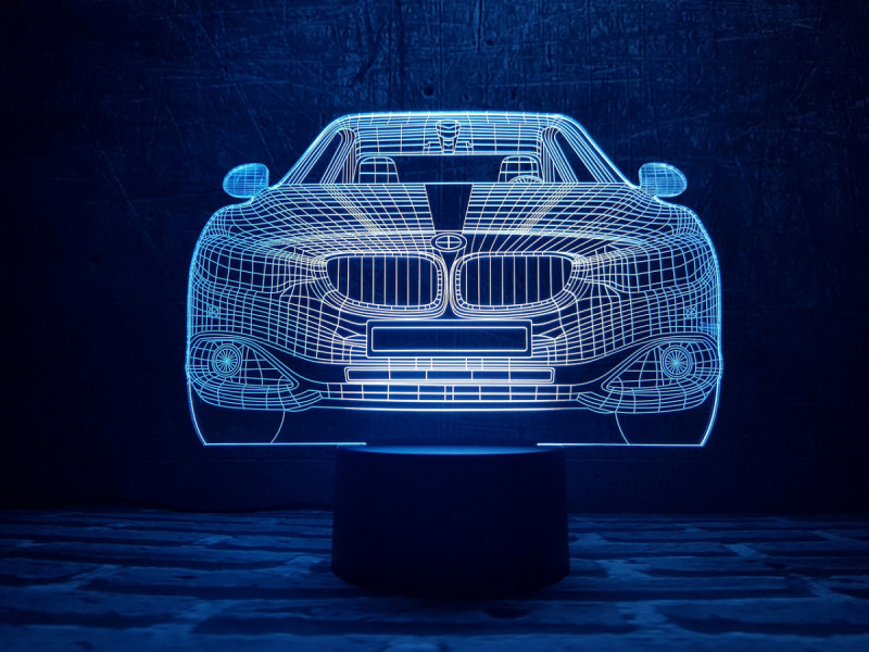 

3D светильник ночник "Автомобиль 10" 3DTOYSLAMP
