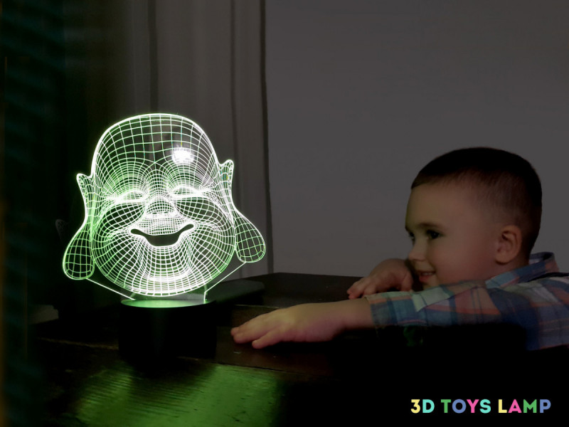 

Детский ночник - светильник "Хотей" 3DTOYSLAMP