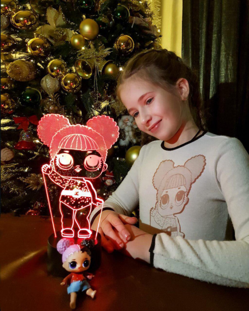 

Ночник - светильник детский «LOL 2» 3DTOYSLAMP
