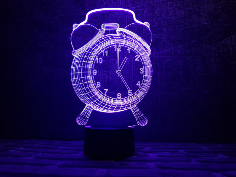 

Сменная пластина для 3D ламп "Будильник" 3DTOYSLAMP