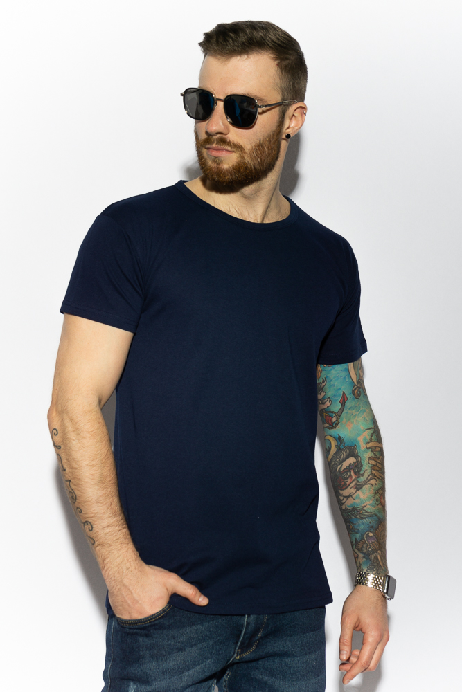 

Футболка мужская однотонная 85F380 (Темно-синий) ToS  Размер цвет Темно-синий, Футболка мужская однотонная 85F380 (Темно-синий) ToS L Размер цвет Темно-синий