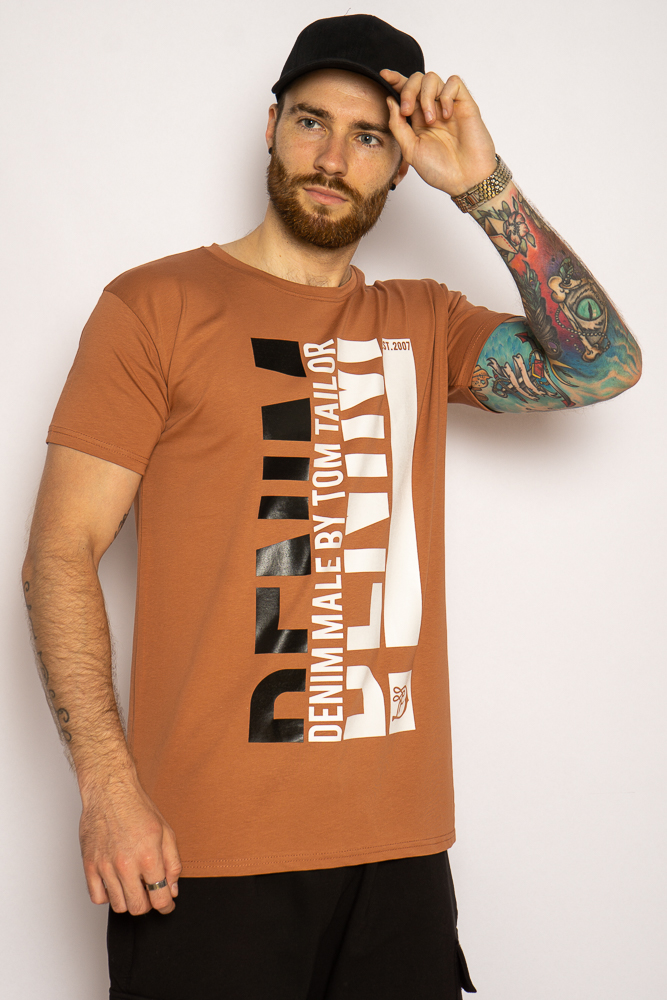 

Футболка с текстовым принтом 85F0332 (Кирпичный) ToS XXL Размер цвет Кирпичный