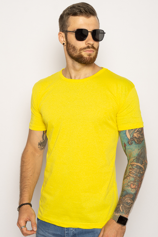 

Футболка базовая однотонная 627F021 (Желтый) ToS  Размер цвет Желтый, Футболка базовая однотонная 627F021 (Желтый) ToS XL Размер цвет Желтый