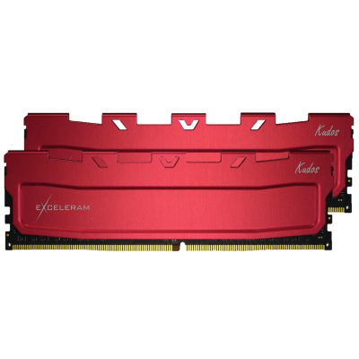 

Модуль памяти для компьютера DDR4 16GB (2x8GB) 3200 MHz Red Kudos eXceleram (EKBLACK4163222AD)