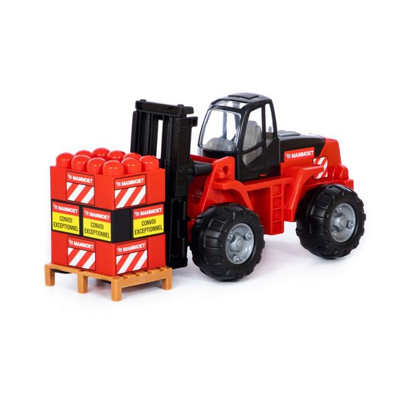 

Игрушка POLESIE-MAMMOEТ автокар + конструктор 15 элементов в сеточке (62734)
