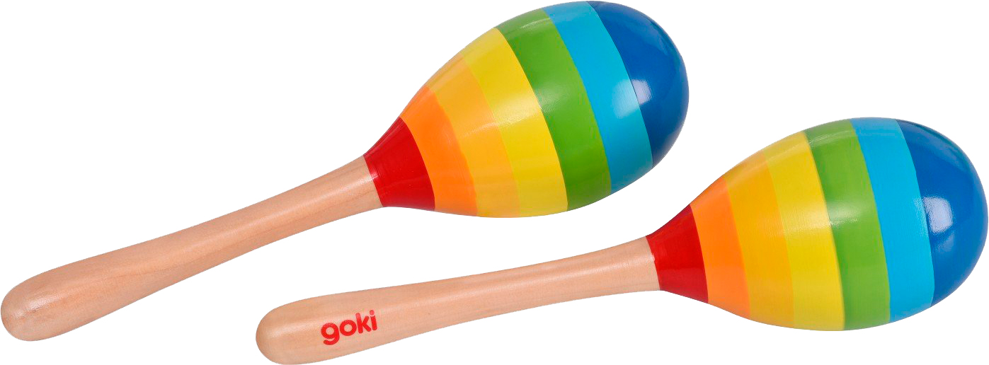 

Маракасы Goki Радуга (61922G)