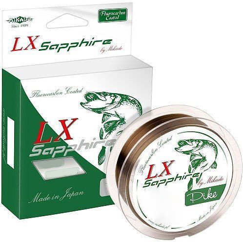 

Леска Mikado Lx Sapphire Pike 150 м 0.25 мм 8.4 кг Оливковая