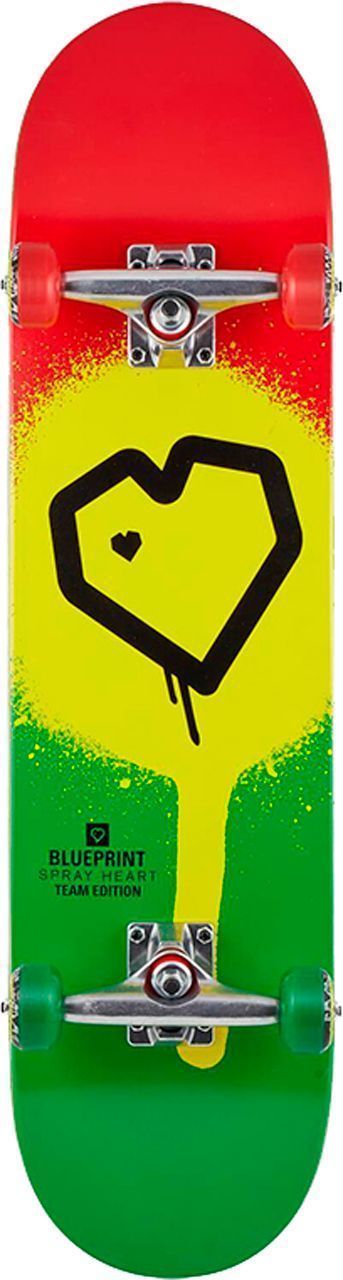

Скейт Комплит BLUE PRINT SPRAY HEART Rasta 8.0 SP21