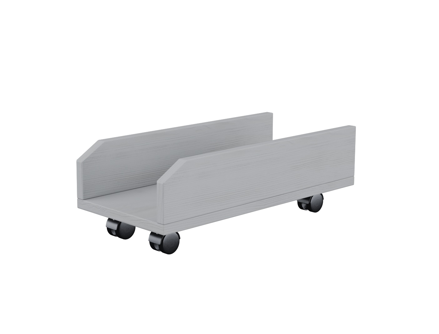 

Подставка под системный блок MebelLoft мобильная ШхГхВ 24х50х18 см белое дерево (1426)