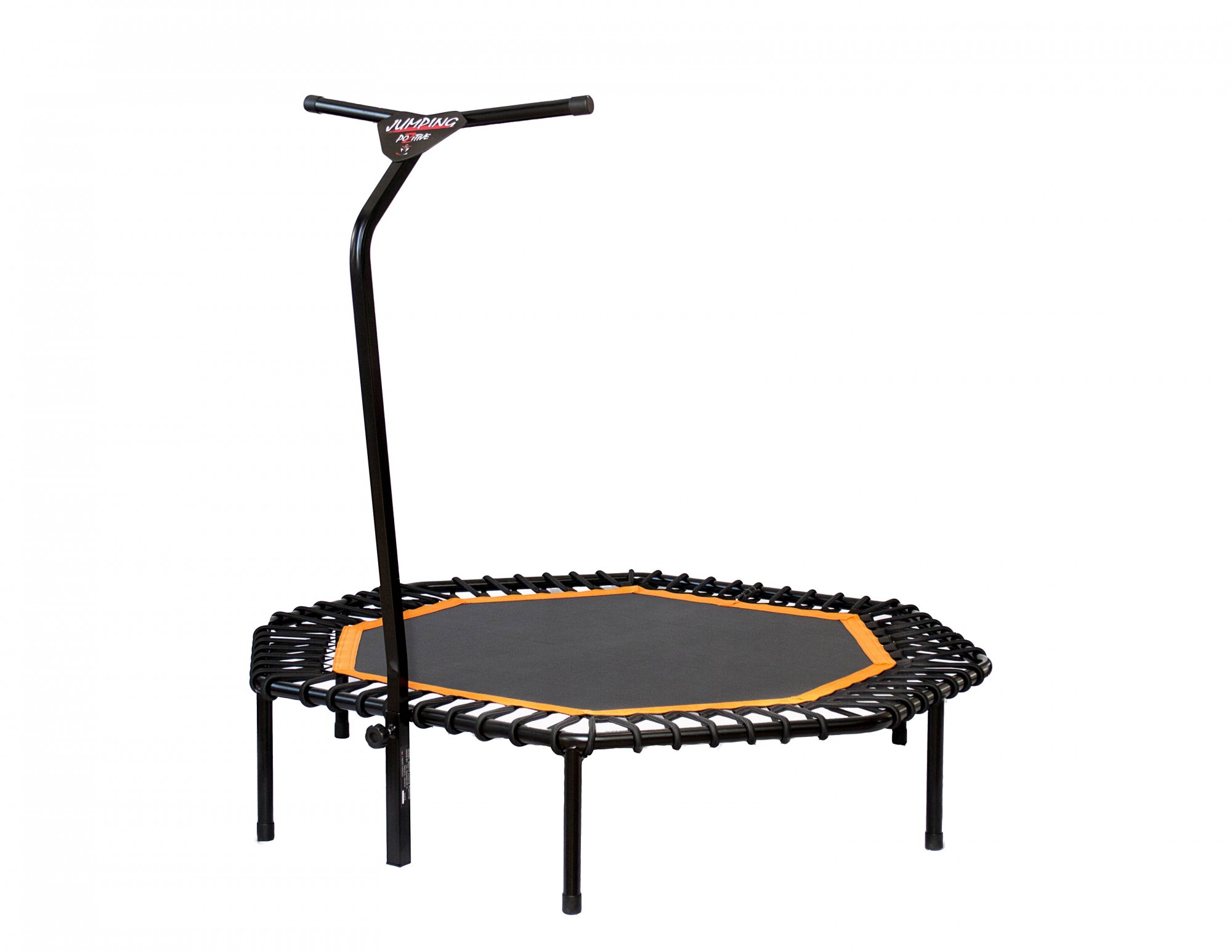 

Батут для фитнеса Jumping Pozitive 8SA579 130 см*120 см*30 см с оранжевой окантовкой
