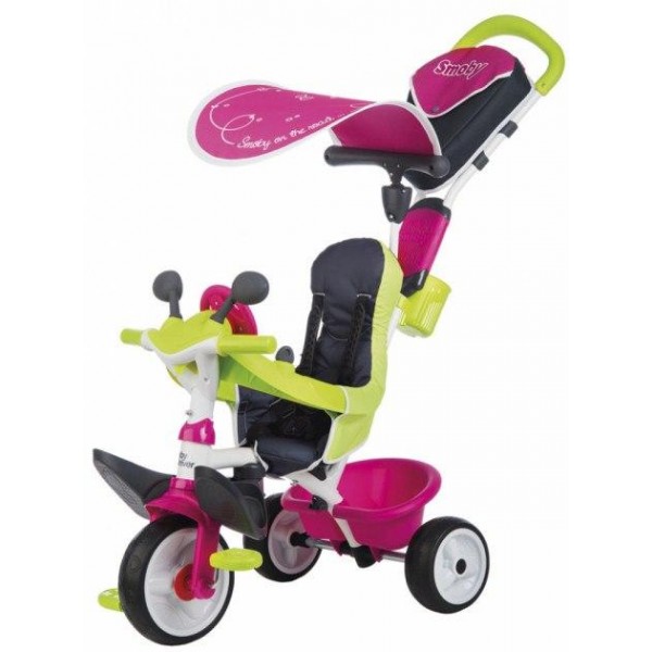 

Велосипед детский Smoby Toys металлический с козырьком и багажником