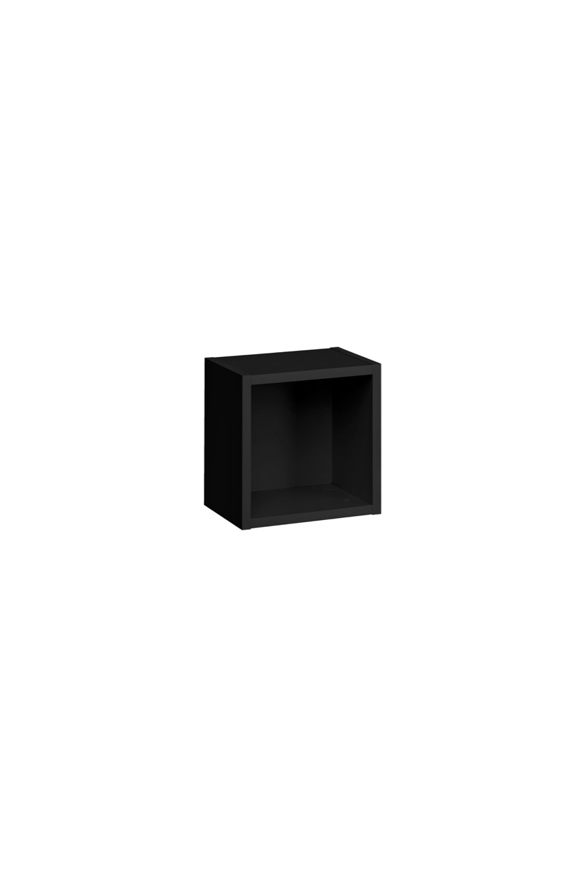 

Полиця Blox 35х35 см ASM 28 ZZ BX RW10 корпус - чорний мат, фронт - чорний глянець 35x35x25