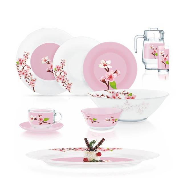

Столовый сервиз Ambi Rose Garden 46 предметов Luminarc HLQ0926