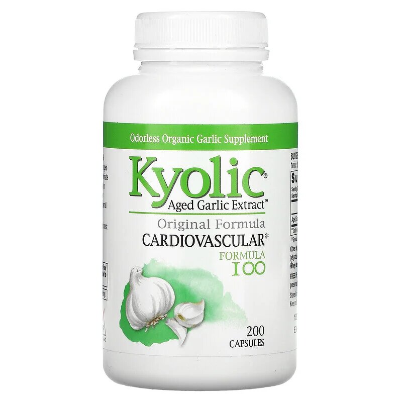 

Kyolic Aged Garlic Extract Cardiovascular Formula 100 200 капсул (4384303885)