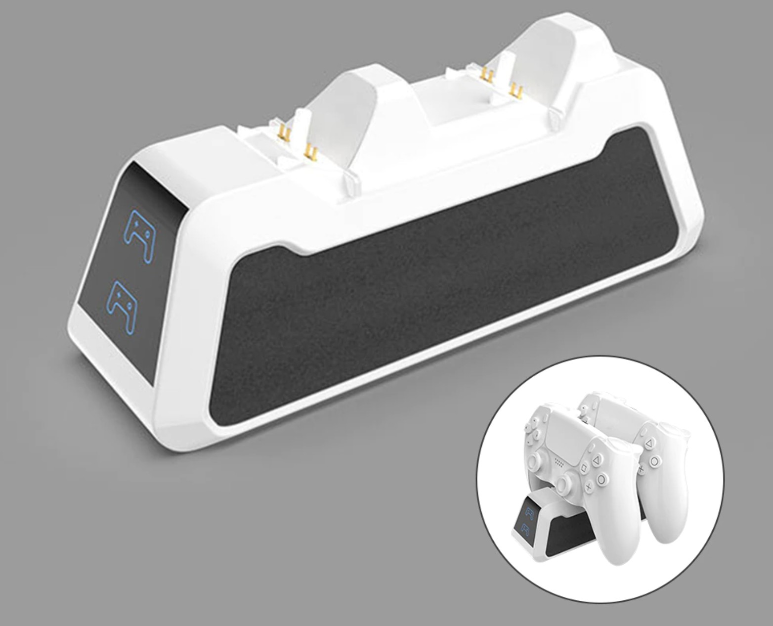 

Зарядное устройство док-станция ALLOYSEED для DualSense PS5 / White
