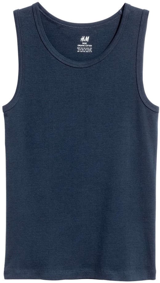 

Майка H&M 2007617 122-128 см Темно-синяя