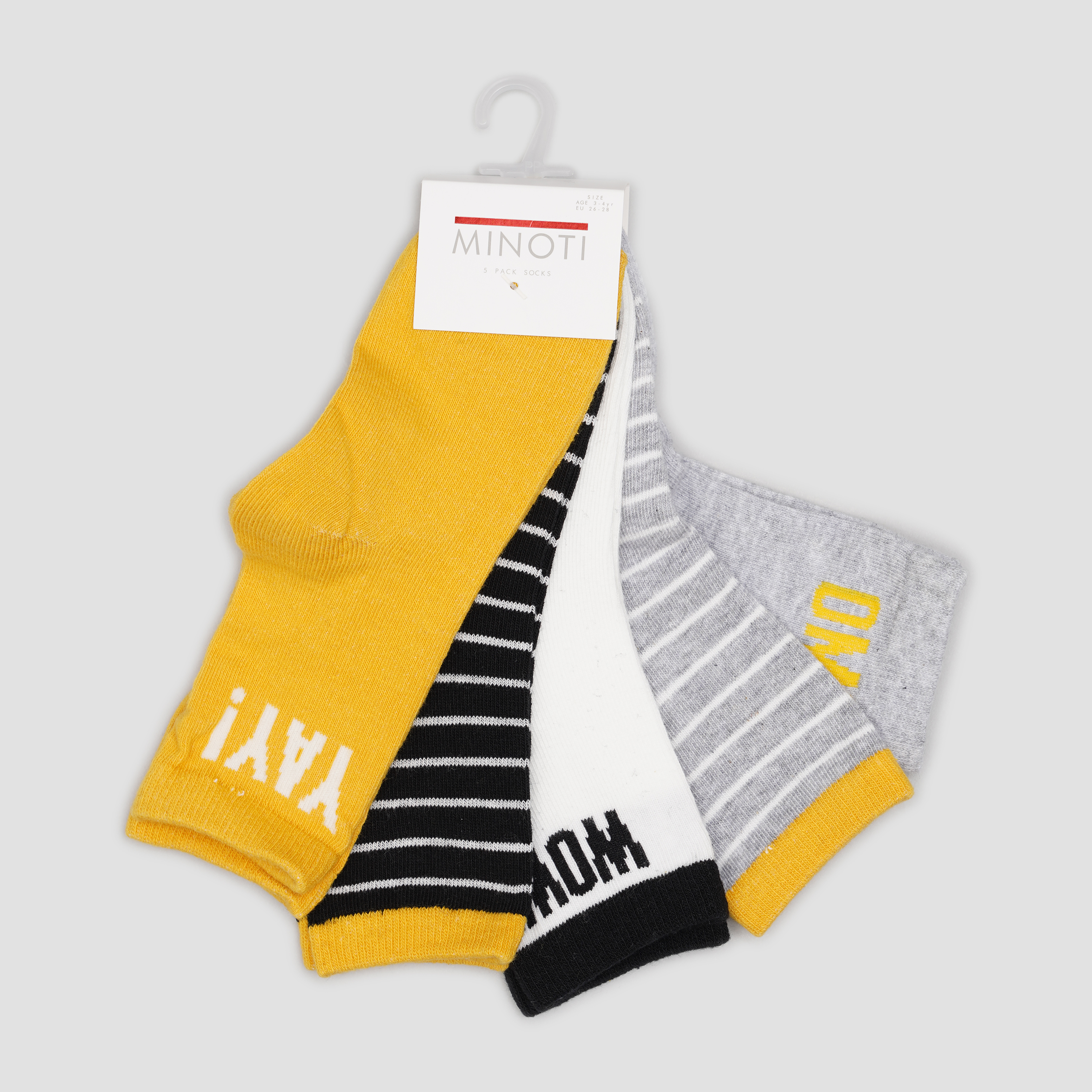 

Набор носков Minoti Tb Sock 43 35205JNR 29-30 5 пар Серый