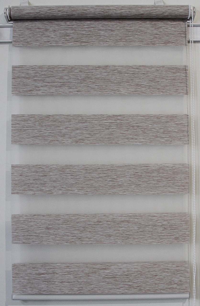 

Рулонная штора Miranda День-ночь BМ-1502 90*130 см Коричневый