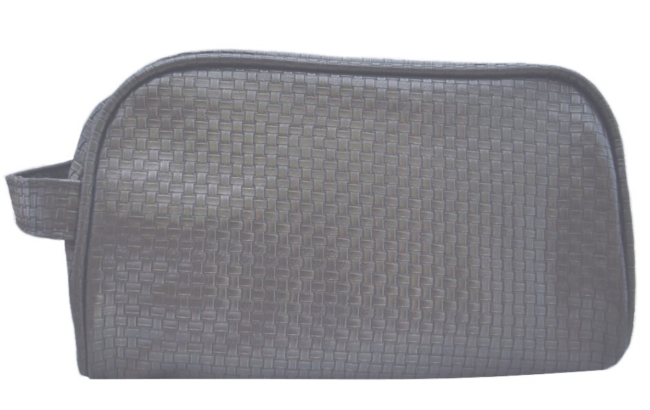 

Косметичка Портативная с ручкой размер 22x7x9см LX-027 серая Cosmo Shop