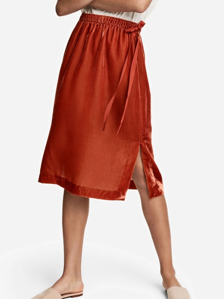 

Юбка H&M 5518776  Оранжевая, Юбка H&M 5518776 36 Оранжевая
