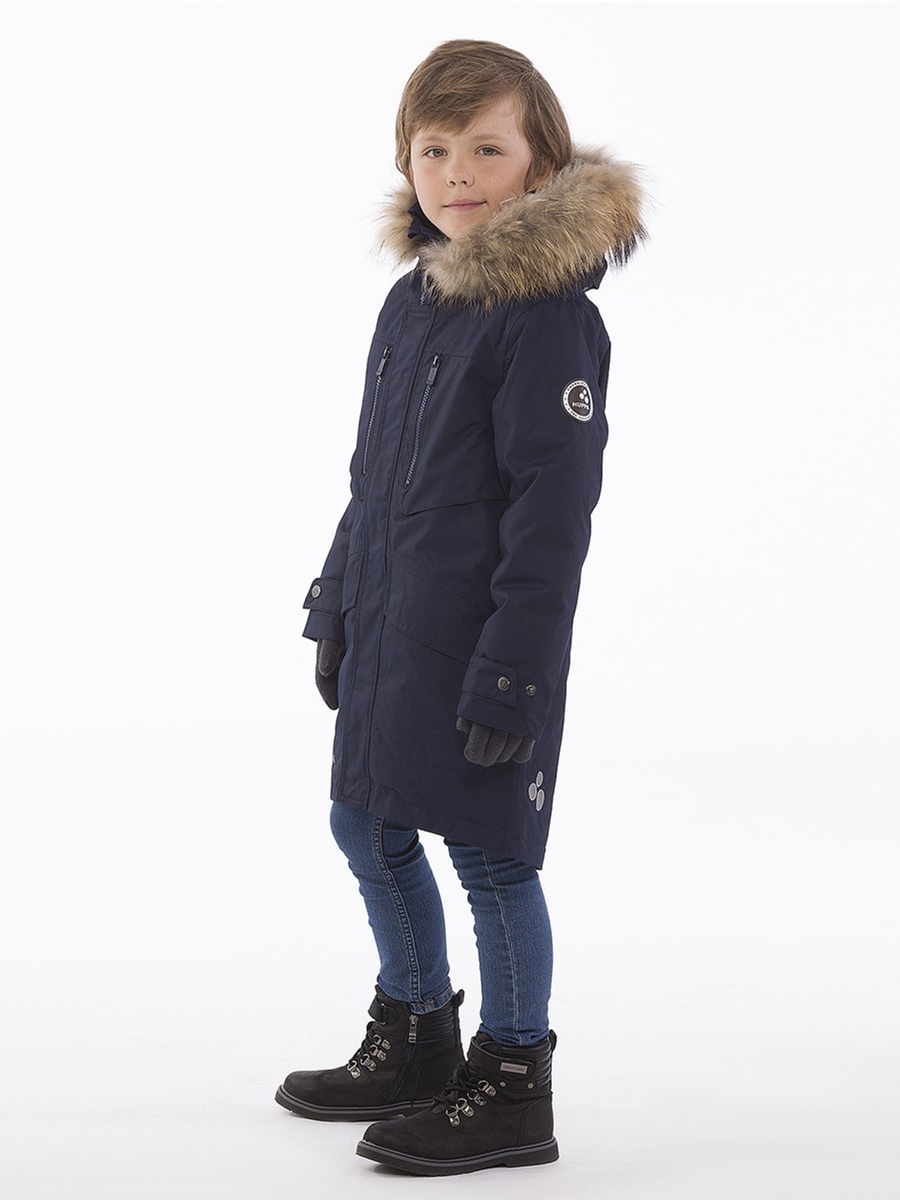 Акція на Дитяча зимова куртка-парка для хлопчика Huppa David 1 12270120-00086 122 см від Rozetka
