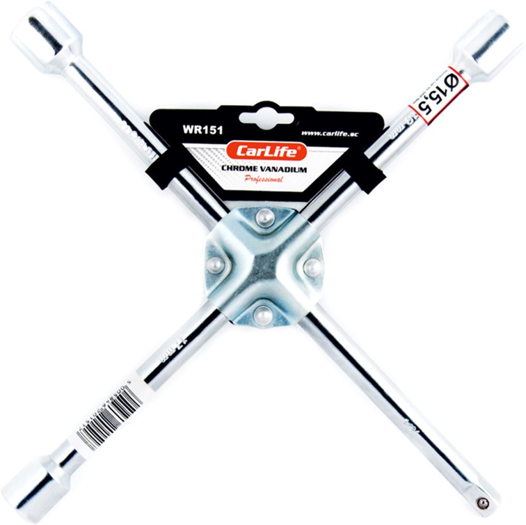 

Ключ хрещатий, професійний CarLife 17x19 мм / 21 мм / 1/2