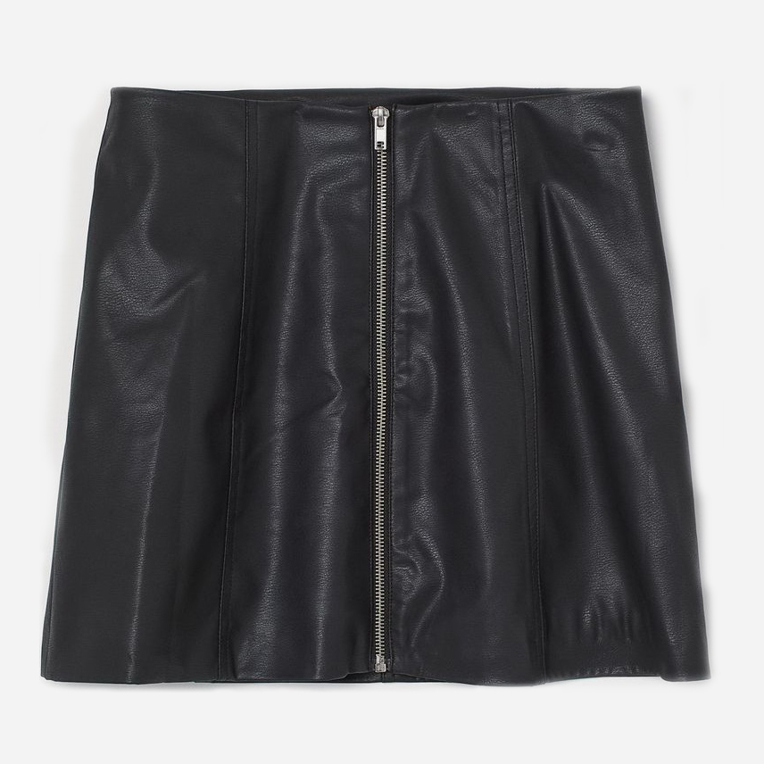 

Юбка из искусственной кожи H&M Divided 0674606-1  Черная, Юбка из искусственной кожи H&M Divided 0674606-1 34 Черная