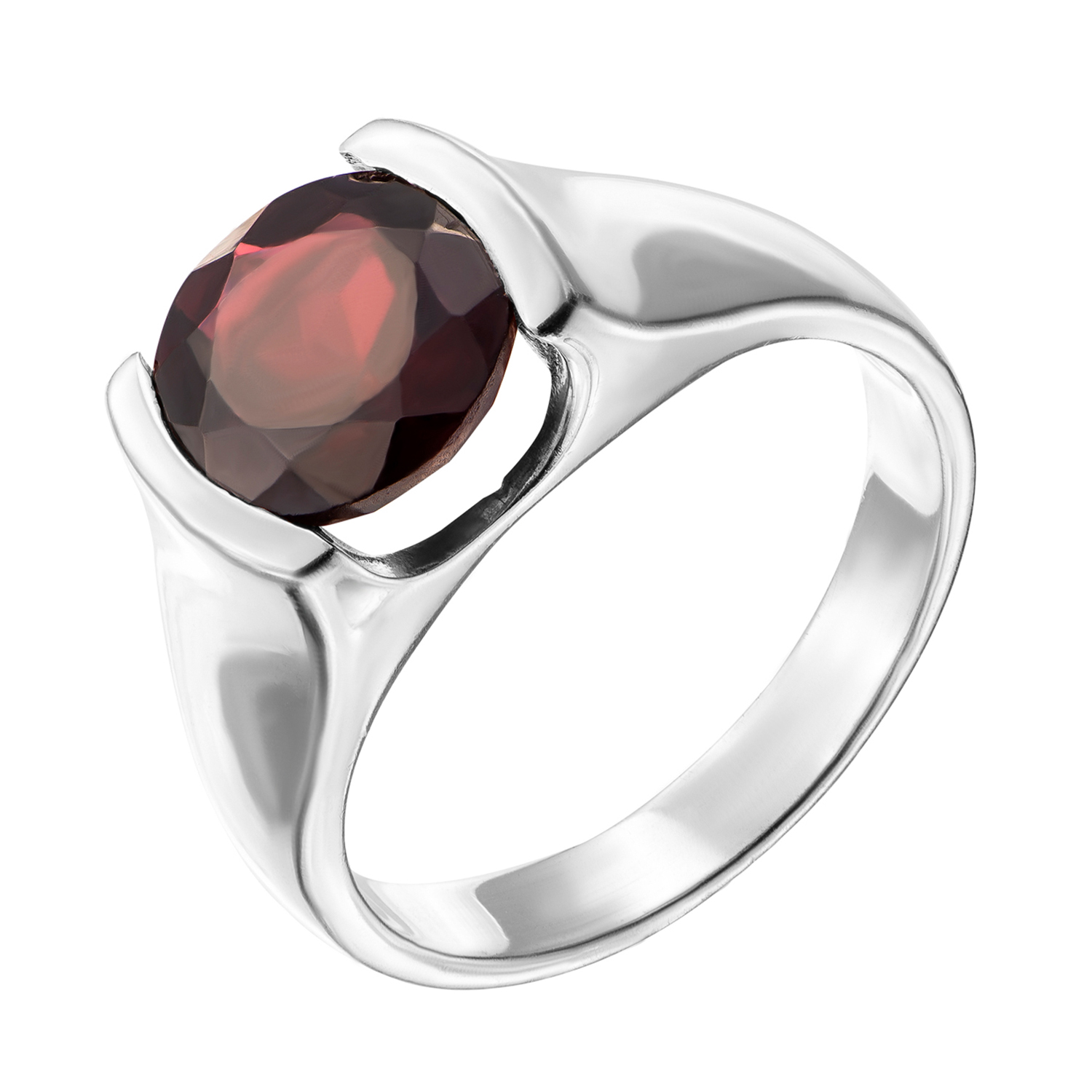 

Серебряное кольцо с гранатом 000140576 19 размера