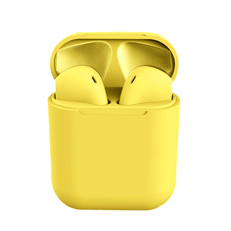 

Беспроводные сенсорные наушники i12 TWS Pods Yellow