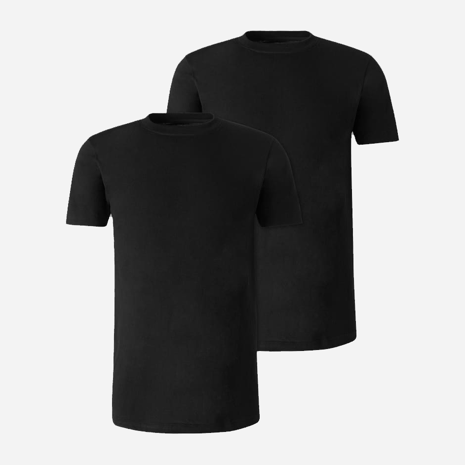 

Футболка C&A 84460-174580  2 шт Черная, Футболка C&A 84460-174580 S 2 шт Черная