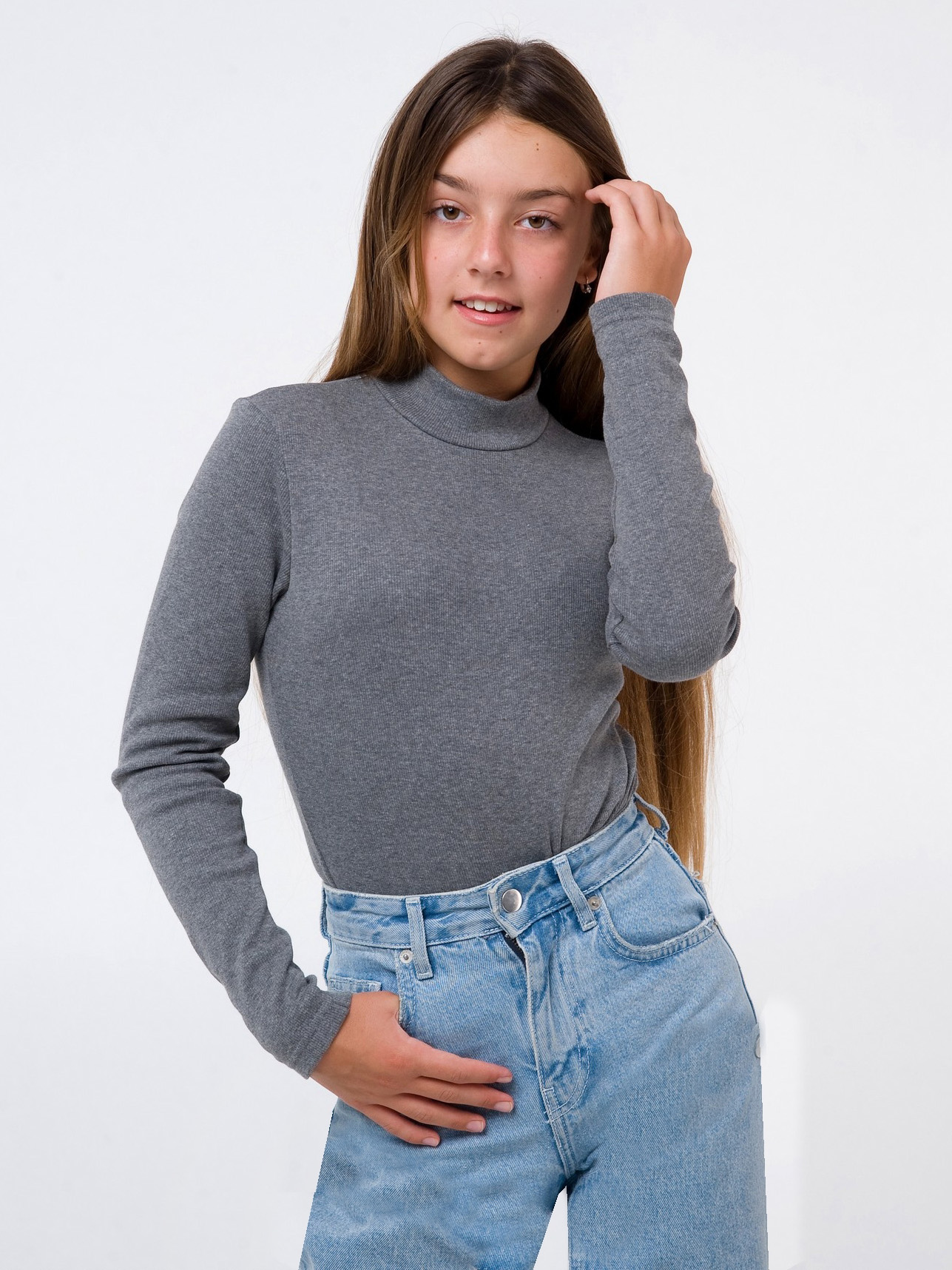 

Боди - гольф Smil 146 Серый меланж 102708