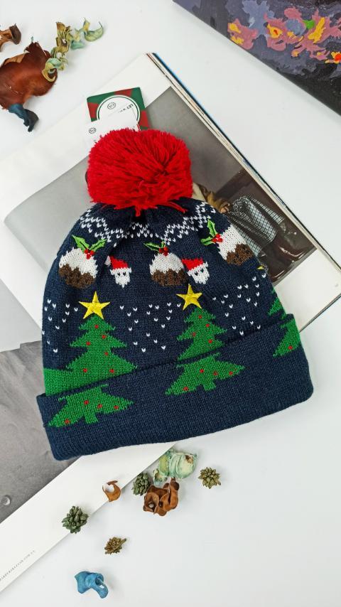 

Шапка новогодняя унисекс C@A Германия One Size зеленая