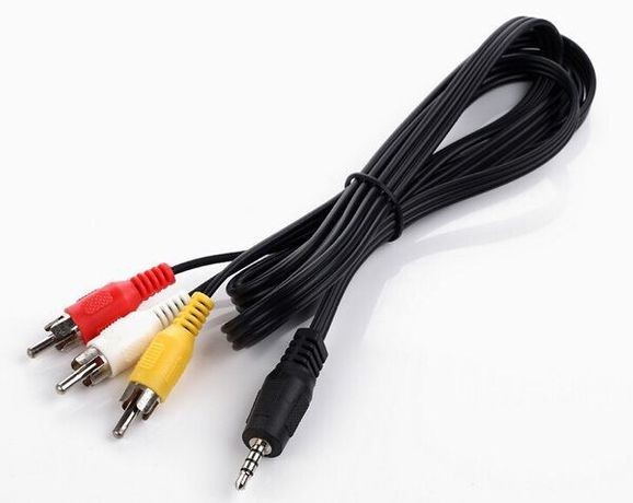 Кабель Mini Jack миниджек 3.5 на 3RCA 1 м (K_MJ_3RCA) – фото, отзывы ...