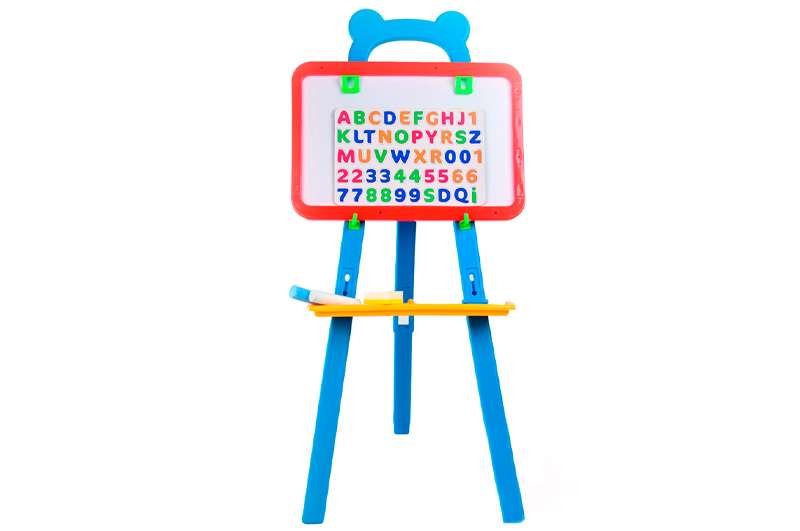

Дошка магнітна Joy Toy двостороння 52*32*7см Синя KI-0703