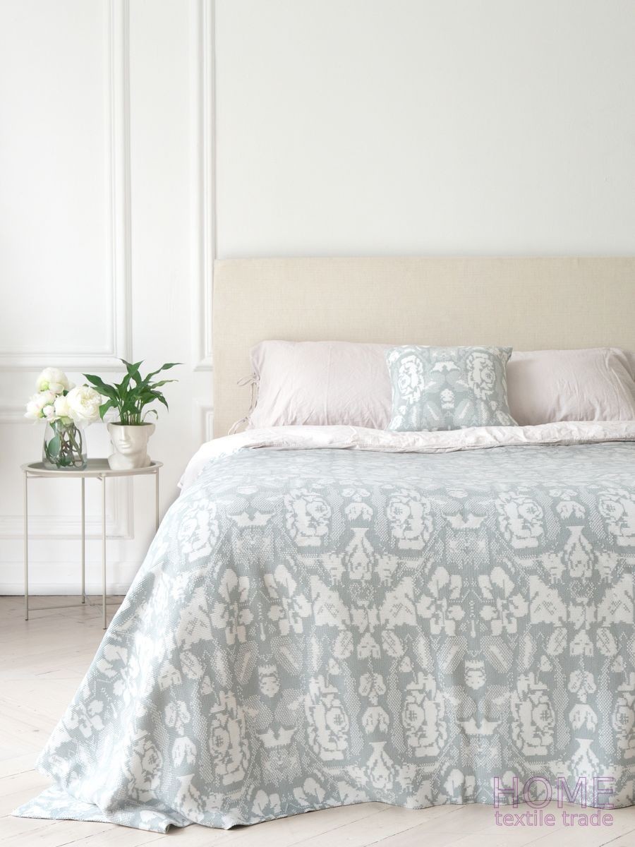 

Плед La Modno Rose Mint-Ecru 180x220