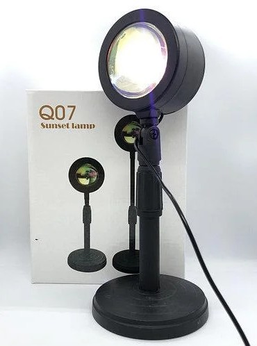 

Проэктор Светильник Светодиодная стойка проекция с пультом Sunset Lamp Q07 RGB