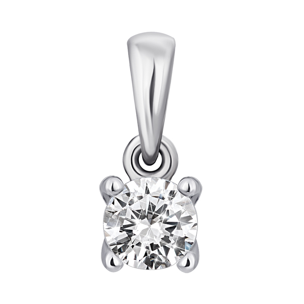 

Золотой кулон Сэмми в белом цвете с фианитом S Zirconia 000126324