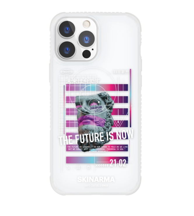 

Прозрачно-белый чехол Skinarma Mirai для iPhone 13 Pro (6.1) Clear