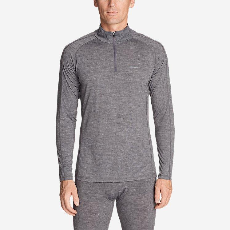 

Термобелье Eddie Bauer Midweight FreeDry Merino Hybrid 1/4 Zip Heather Grey M